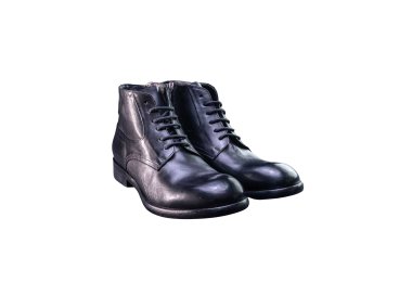 Handmade men's ankle boots in genuine leather 100% italian