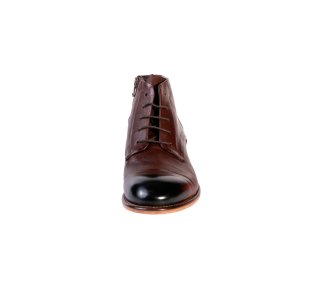 Handcrafted men`s ankle boots in genuine calf leather