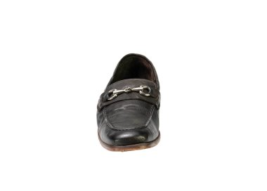 Handcrafted men`s moccasins shoes in genuine calf leather