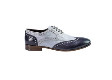 Handcrafted women`s lace-up shoes in soft genuine leather english style