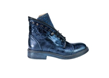 Handcrafted women`s ankle boots in soft genuine leather